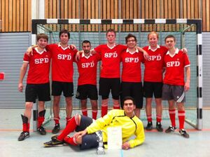 Das Team der Jusos Heilbronn 2011 beim Red Cup in Waghäusel